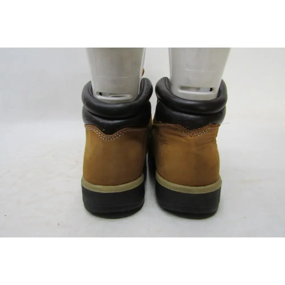 Timberland Youth Size 6 M Brown Leather Lace Up Ankle Casual Boots